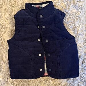Janie and Jack Navy Blue Kids Vest